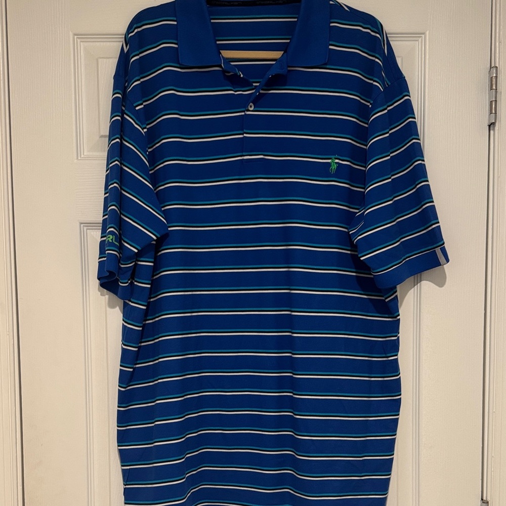 Polo by Ralph Lauren Blue Striped Polo Shirt